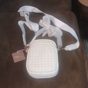 Mali + Lili White Crossbody Bag